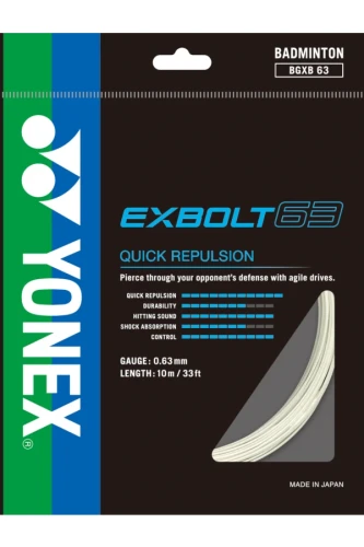 Naciąg do badmintona Yonex Exbolt 63