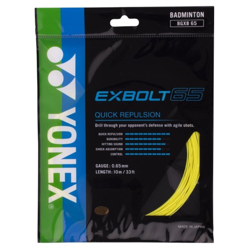 naciąg do badmintona exbolt 65 yellow
